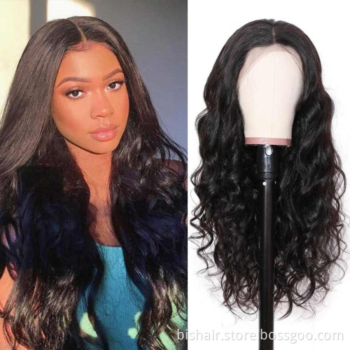 BIS Body Wave 4x4 Lace Front Wigs Body Wave Brazilian Remy Pre Plucked 4x4 Closure 150% Density For Black Women Human Hair Wig